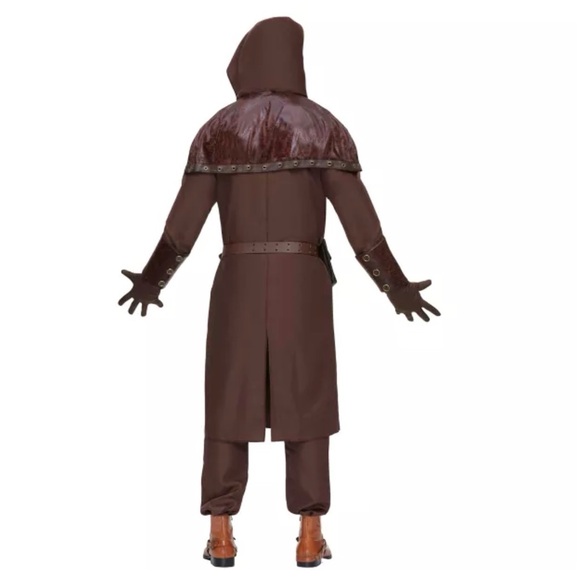 Medieval Plague Doctor Halloween Costume Adult Small-Medium - Picture 7 of 16